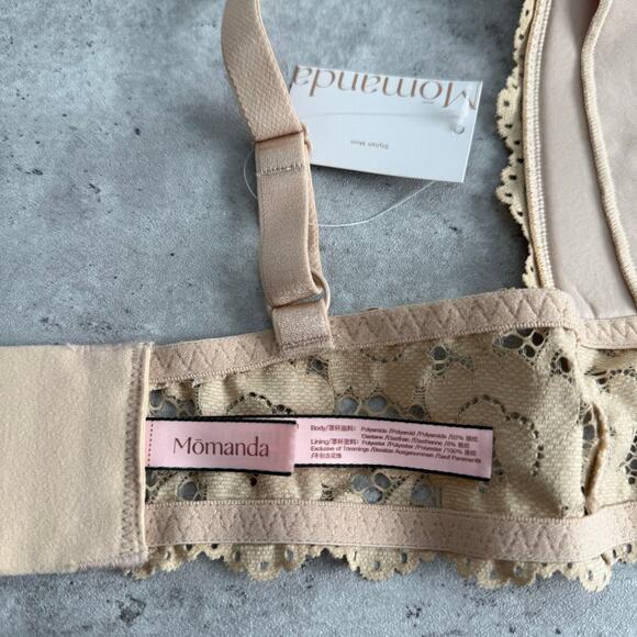 Elegant Lace Bralette in Cream - Picture 4 of 5